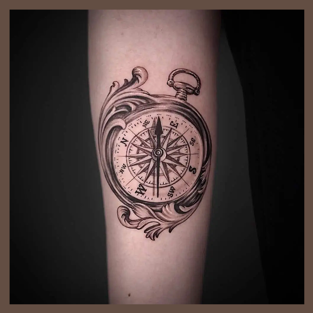 Compass Tattoo Designs