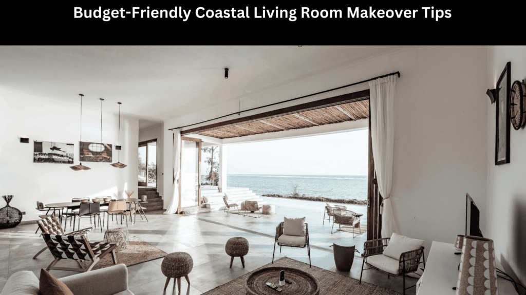 Coastal living room interior design