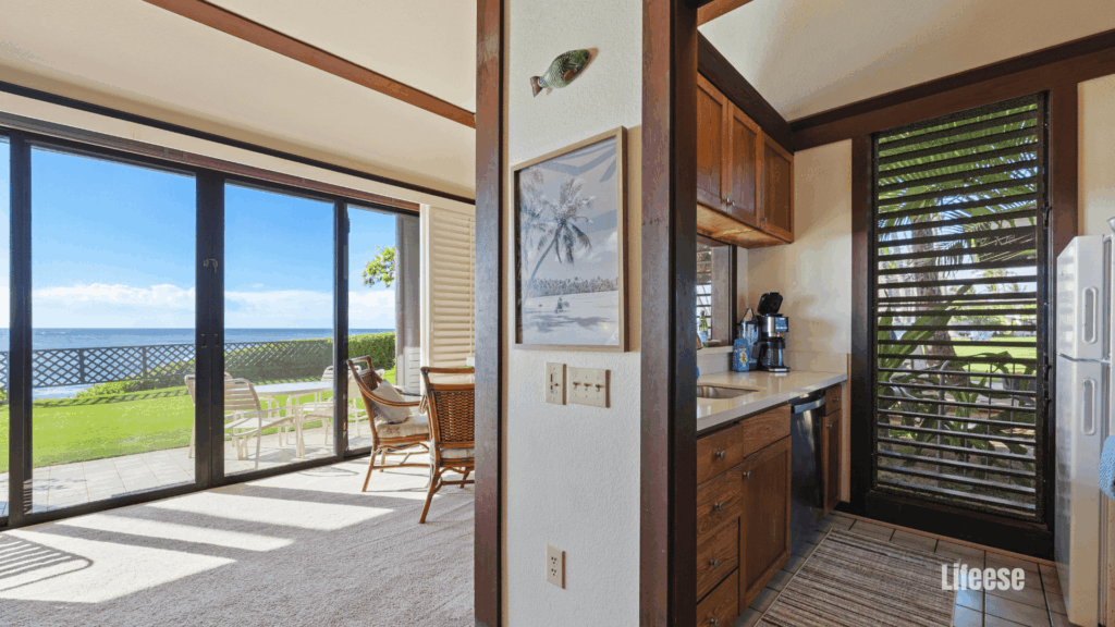 Coastal living room interior design