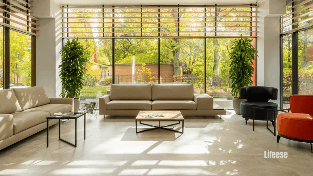 Cozy living room interior design