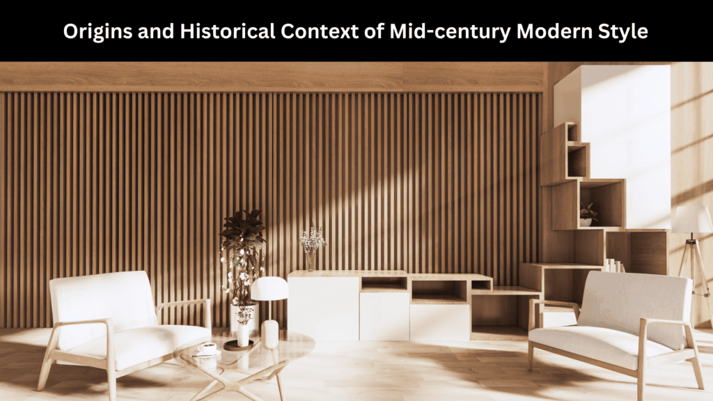 Mid-century modern home design