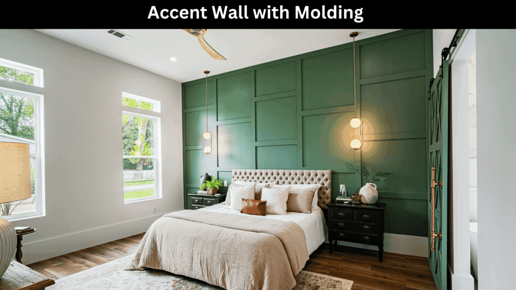 Accent Wall with Molding