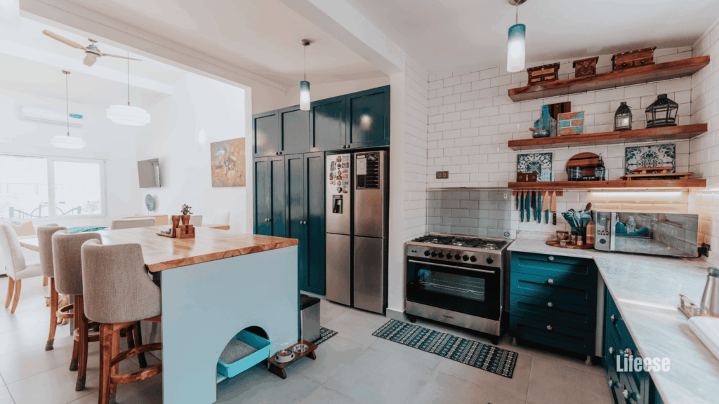 Open Shelving Kitchen Pantry