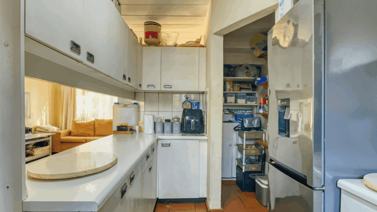 Open Shelving Kitchen Pantry