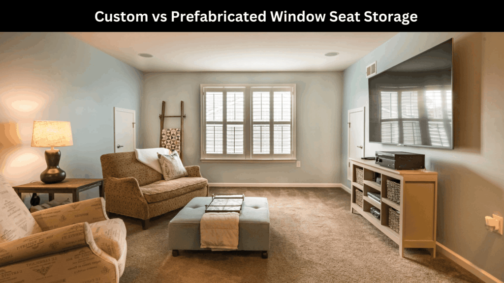 Built-in Window Seat Storage