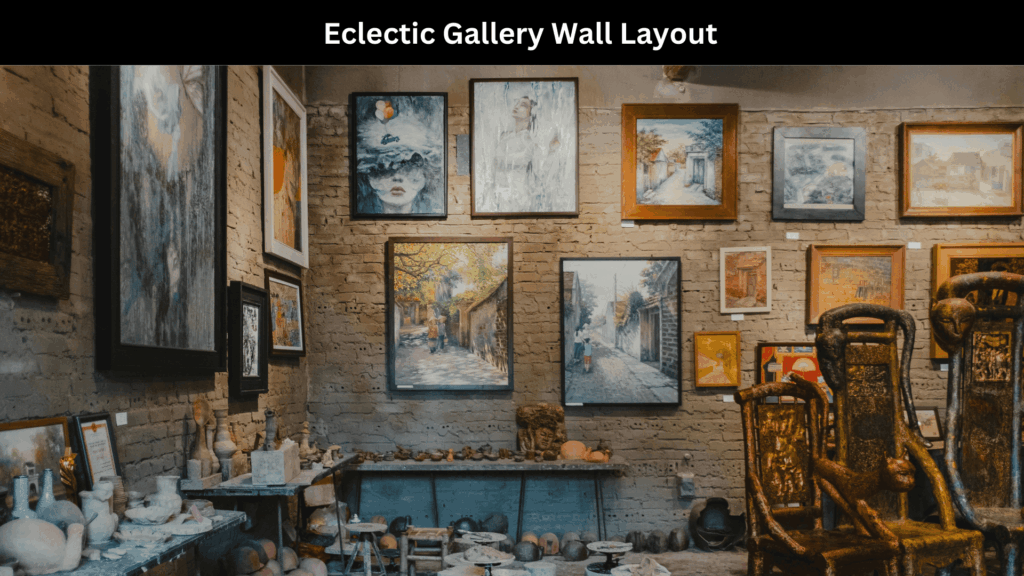 Eclectic Gallery Wall Layout