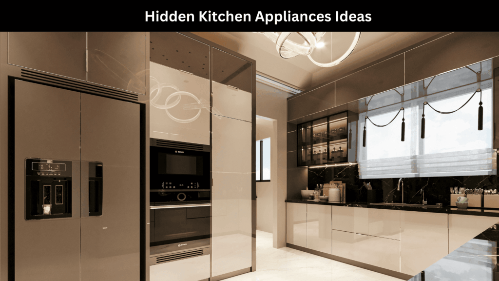 Hidden Kitchen Appliances Ideas