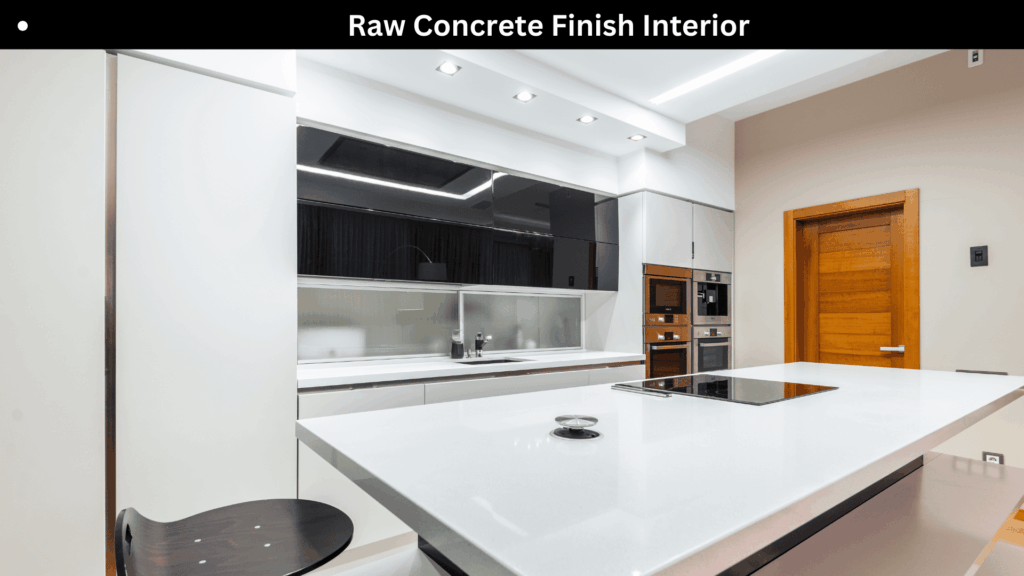 Raw Concrete Finish Interior