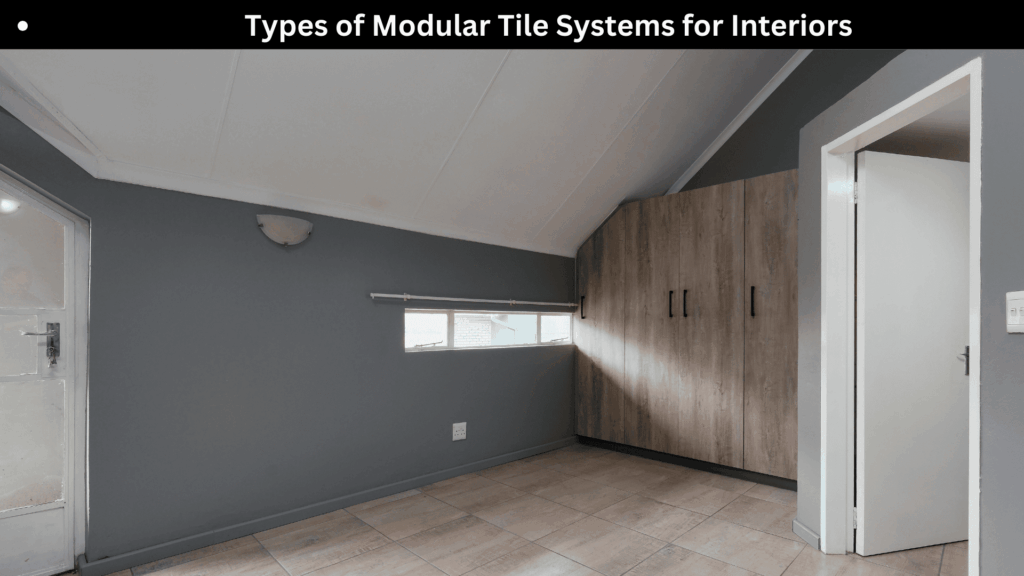 Modular Tile Systems Interior